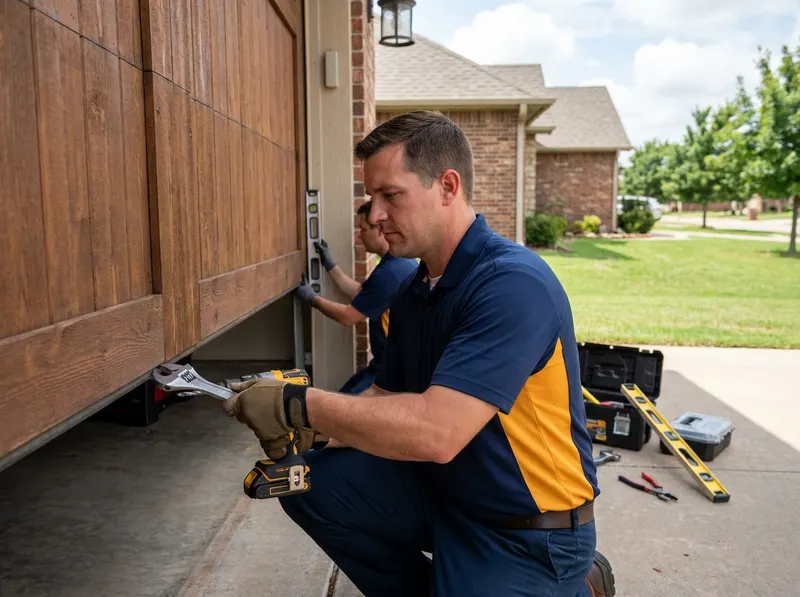 Off-Track Garage Door Repair in Norman, OK